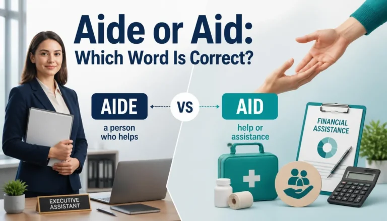 Aide or Aid