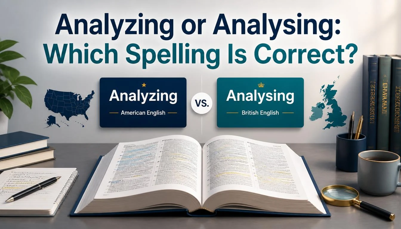 Analyzing or Analysing
