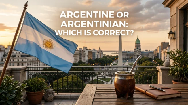 Argentine or Argentinian