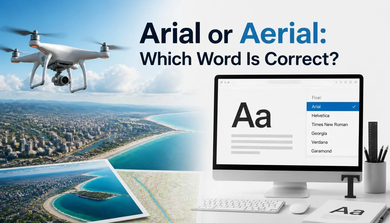 Arial or Aerial
