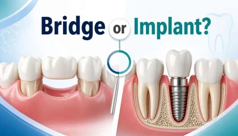 Bridge or Implant