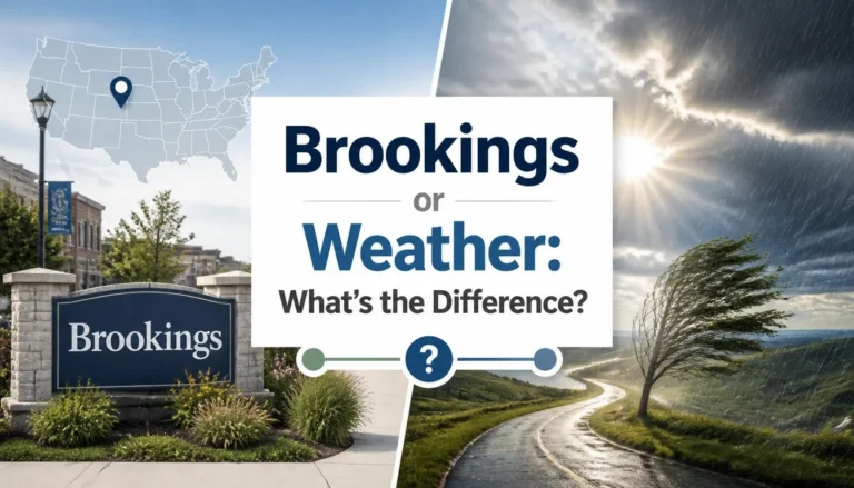 Brookings or Weather