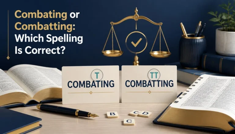 Combating or Combatting