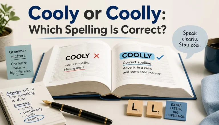 Cooly or Coolly