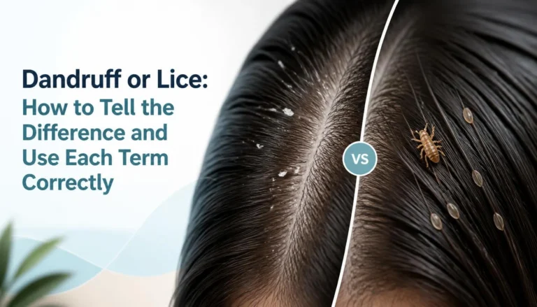 Dandruff or Lice