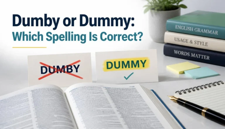 Dumby or Dummy
