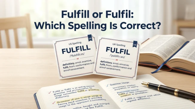 Fulfill or Fulfil