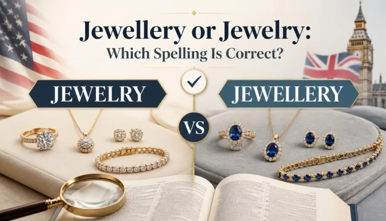 Jewellery or Jewelry