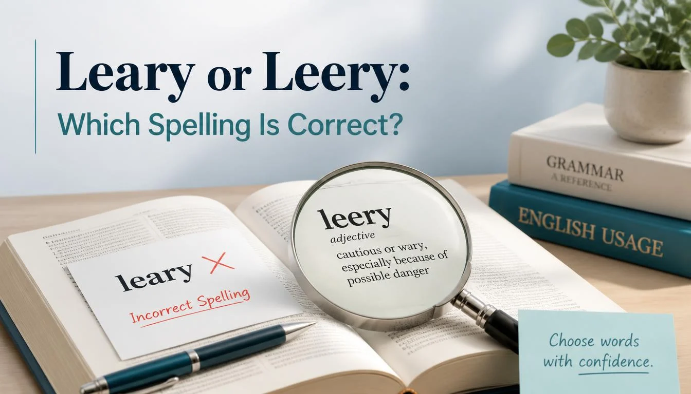 Leary or Leery