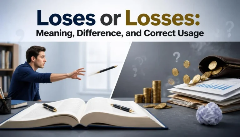 Loses or Losses