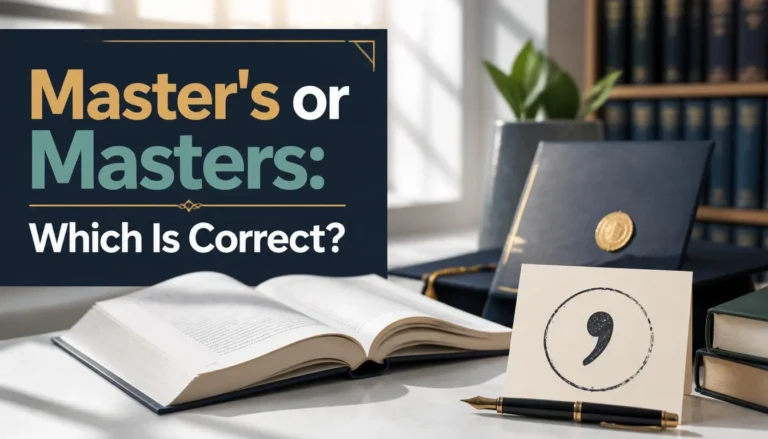 Master's or Masters