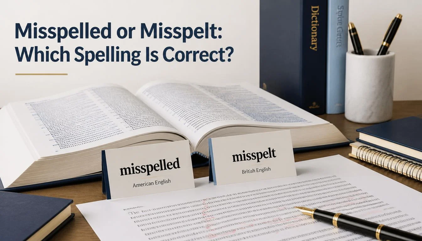 Misspelled or Misspelt