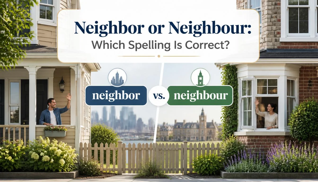 Neighbor or Neighbour