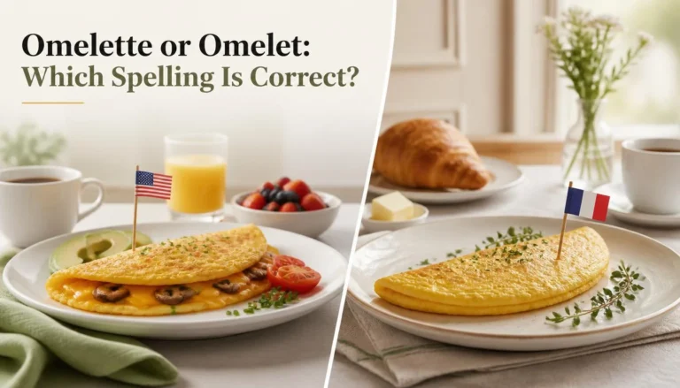 Omelette or Omelet