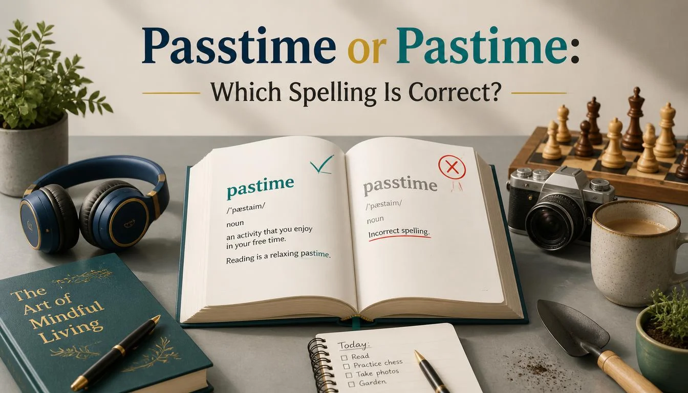 Passtime or Pastime