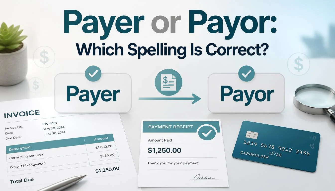 Payer or Payor