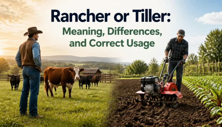 Rancher or Tiller