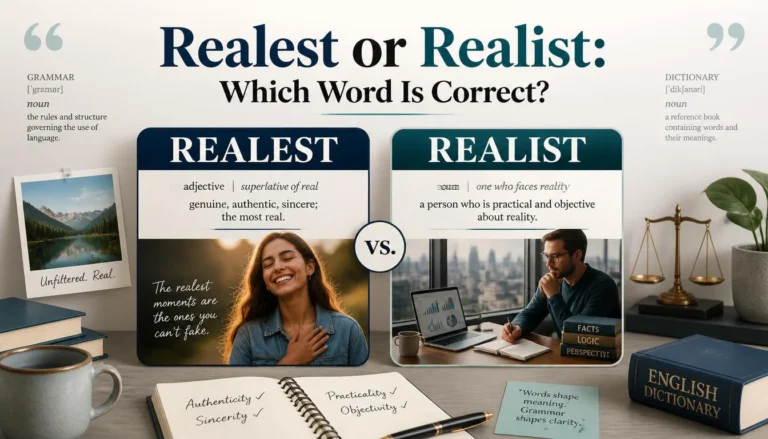 Realest or Realist