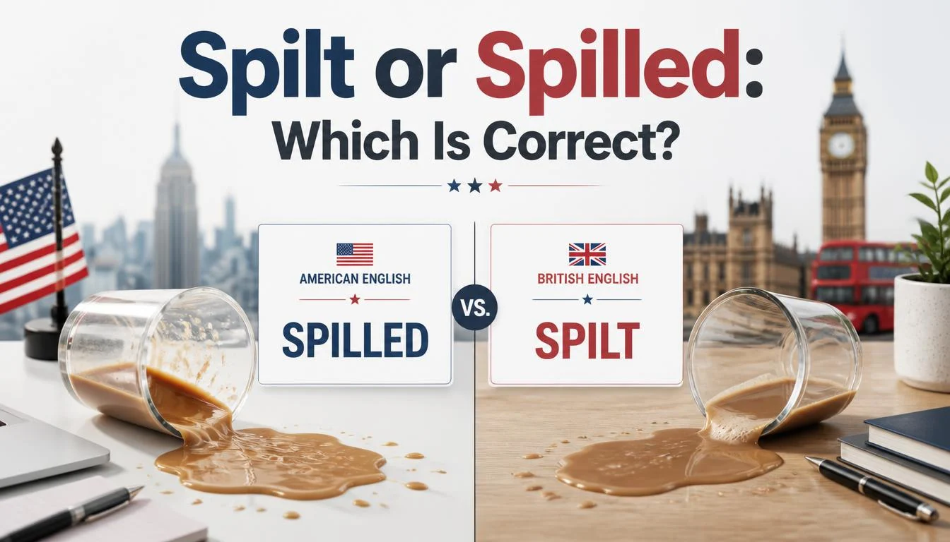 Spilt or Spilled