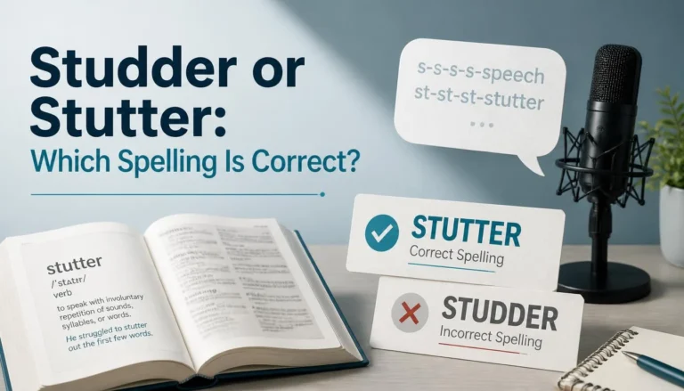 Studder or Stutter