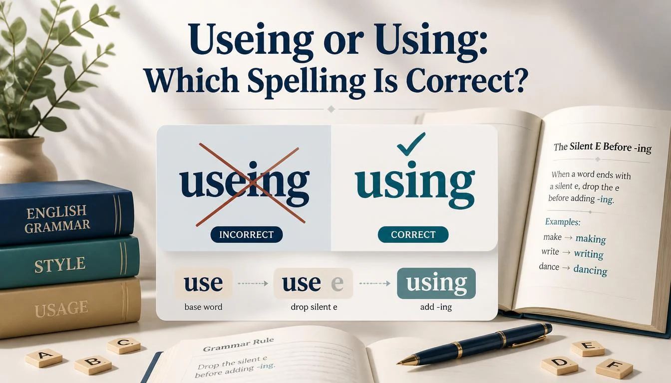Useing or Using