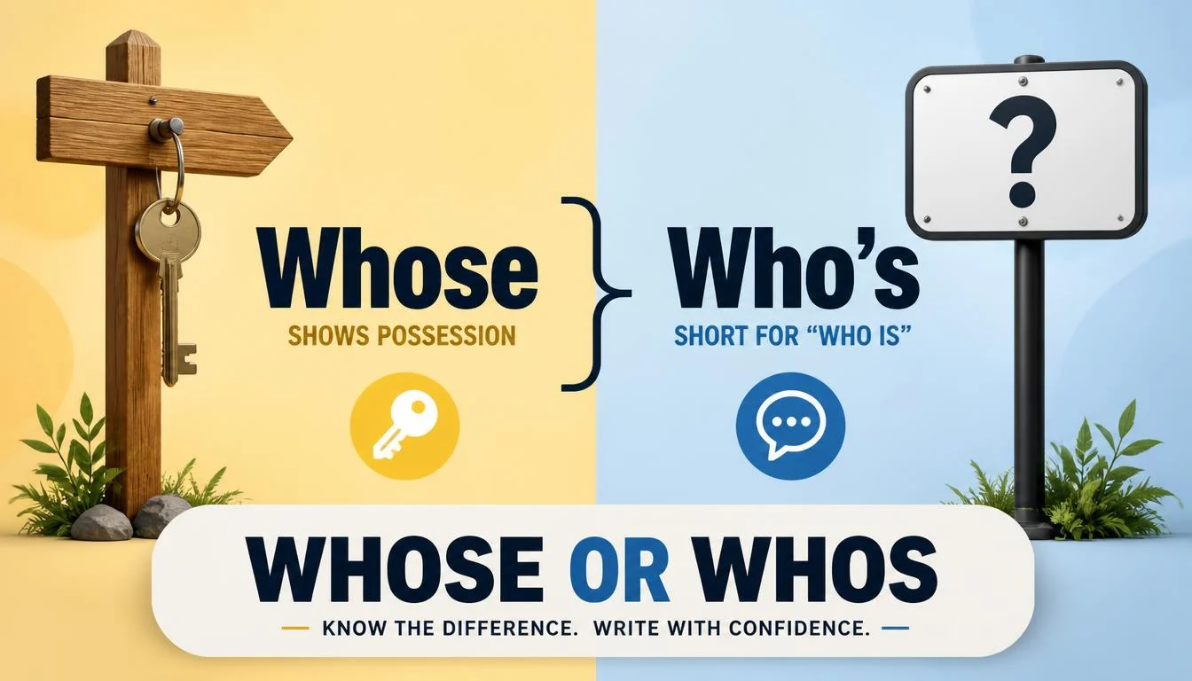 Whose or Who’s