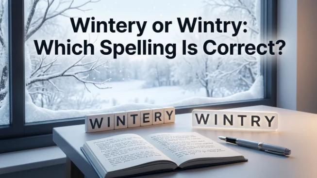 Wintery or Wintry