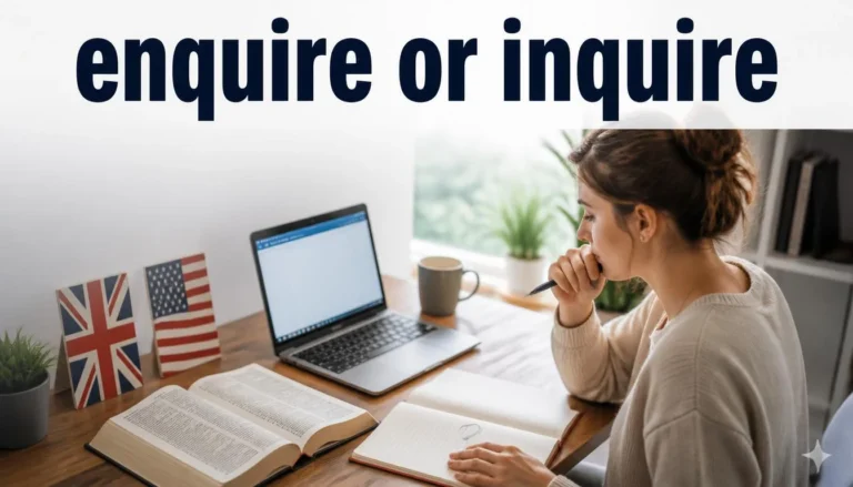 Enquire or Inquire