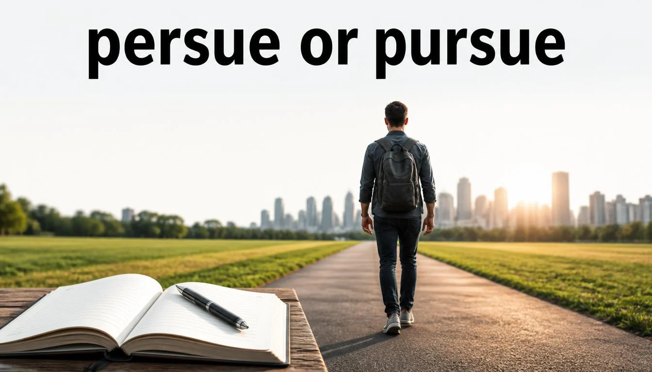 Persue or Pursue