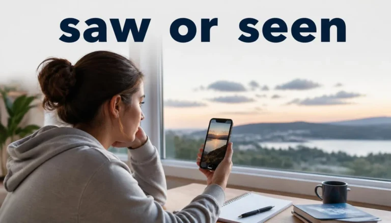 Saw or Seen